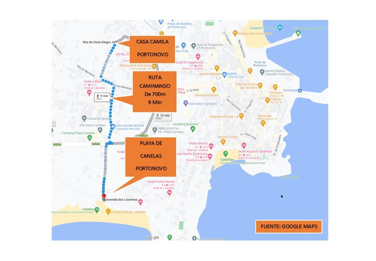 Alojamiento En Portonovo Playa Sanxenxo Ngoại thất bức ảnh